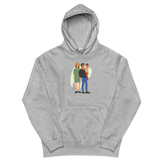 French terry pullover hoodie - Caunoco