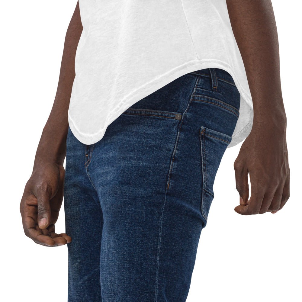 Men's Curved Hem T-Shirt - Caunoco