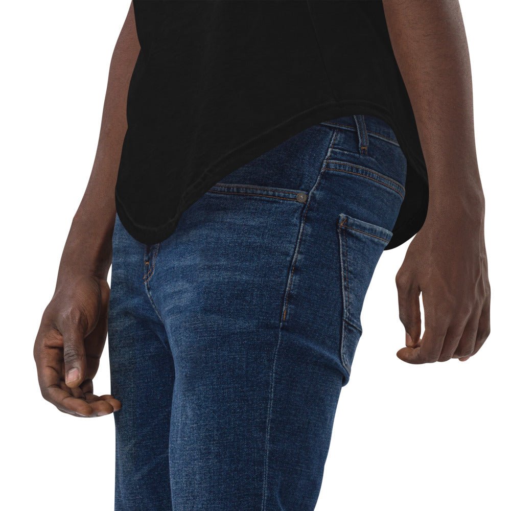 Men's Curved Hem T-Shirt - Caunoco