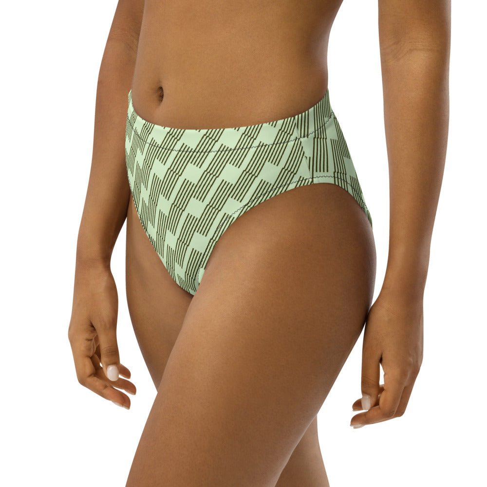 Recycled high-waisted bikini bottom - Caunoco
